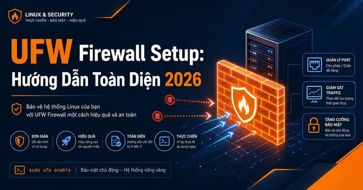 UFW Firewall Setup: Hướng Dẫn Toàn Diện 2026