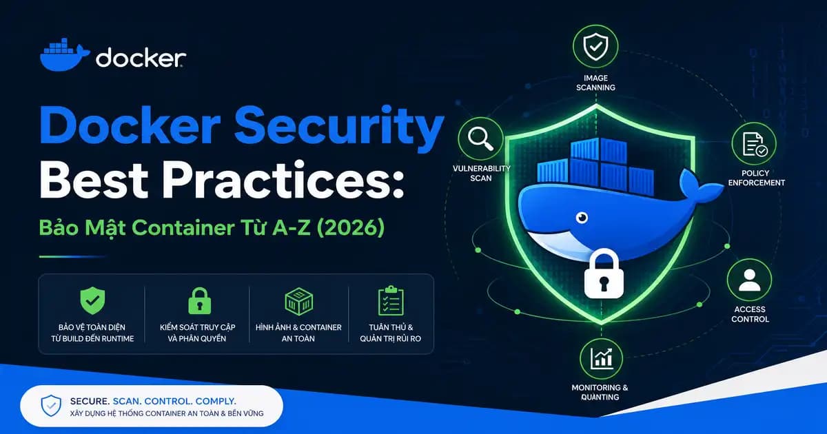 Docker Security Best Practices: Bảo Mật Container Từ A-Z (2026)